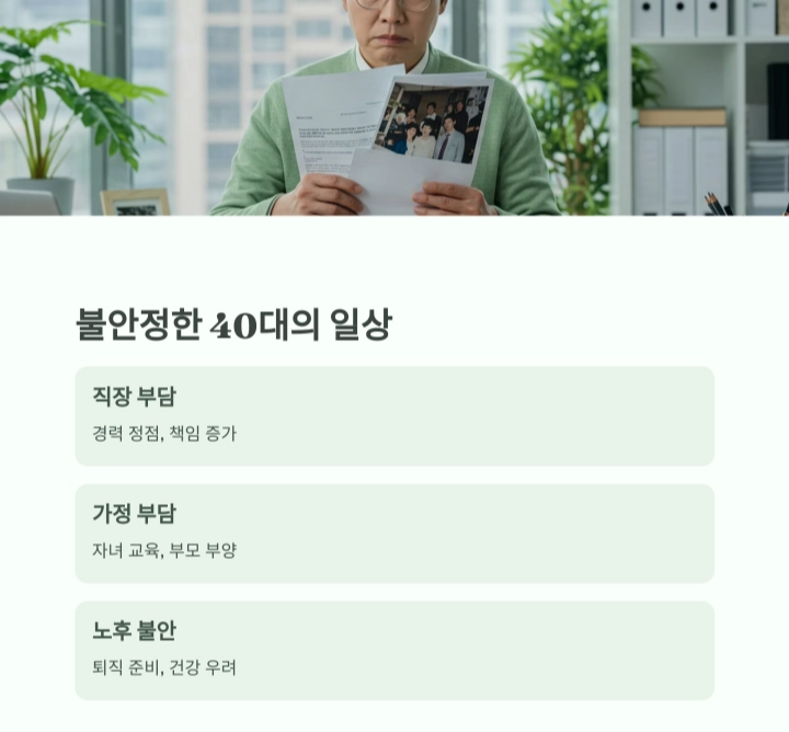 스트레스와 만성질환, 40대부터 관리해야 하는 이유