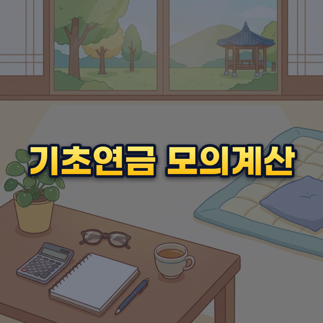기초연금 모의계산