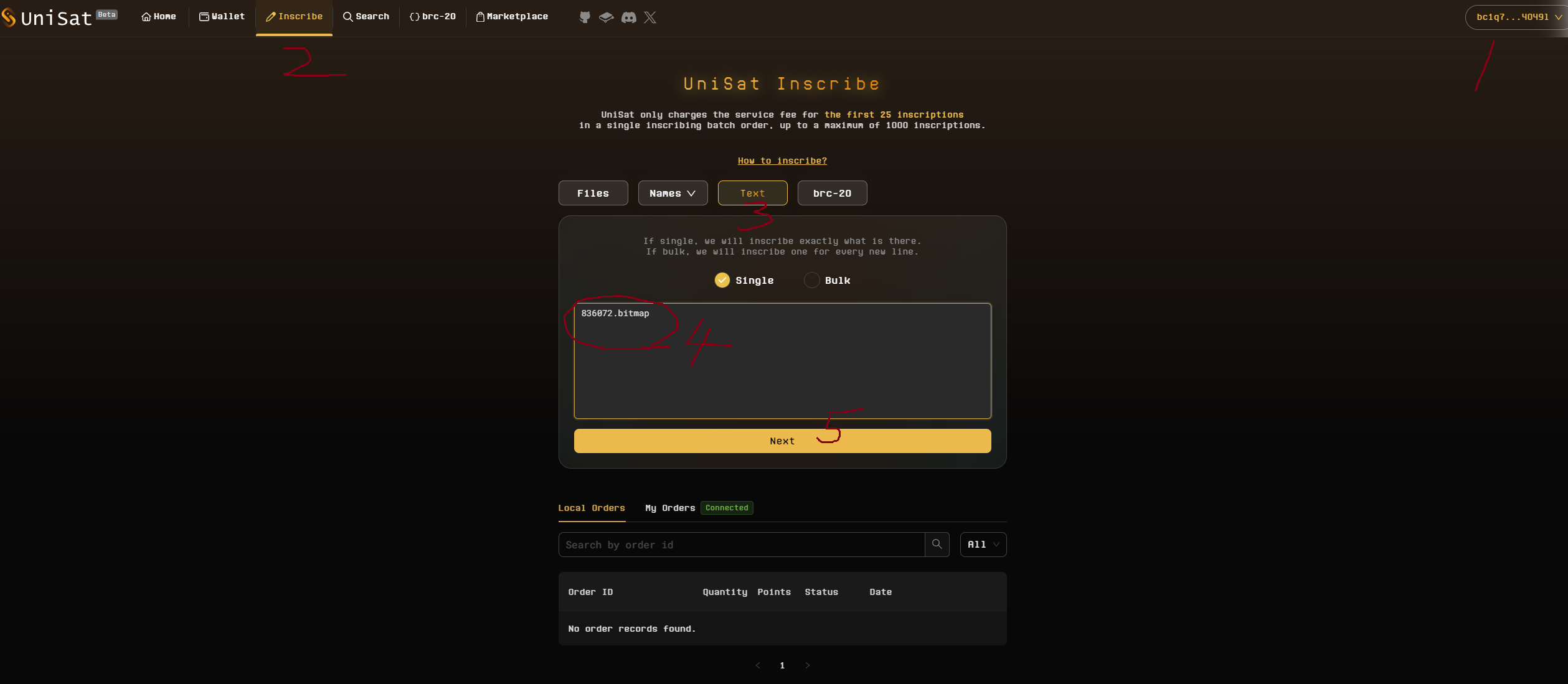 불장에 메타버스 테마가 형성된다면 MANA? SAND? - BRC20 BITMAP NFT를 주목하세요 - BITMAP 검색 및 민팅방법2