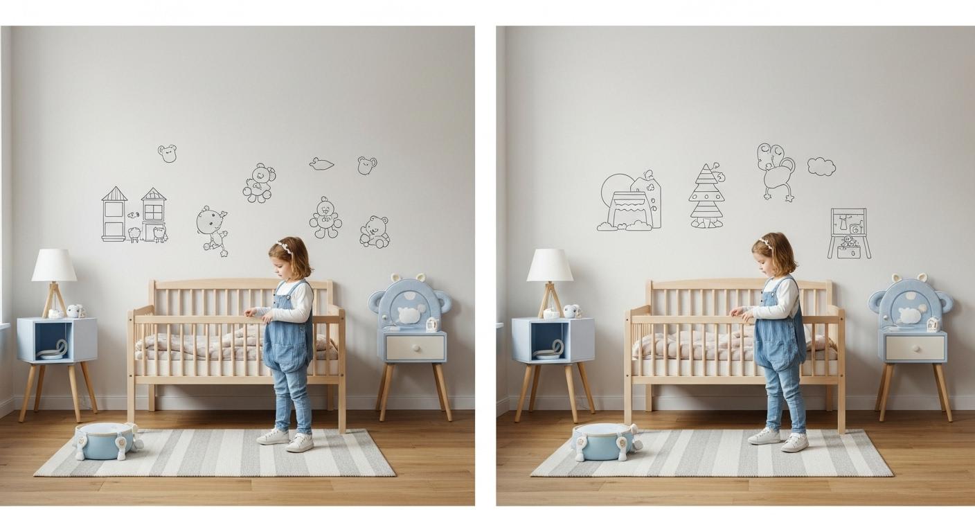 아기방 인테리어 스티커