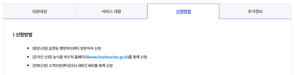 농식품바우처신청방법
