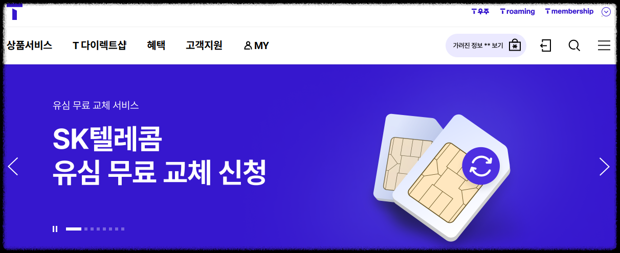 skt 유심보호 서비스