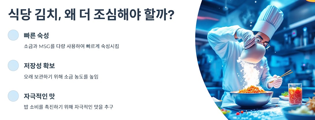 식당 김치, 왜 더 조심해야 할까?