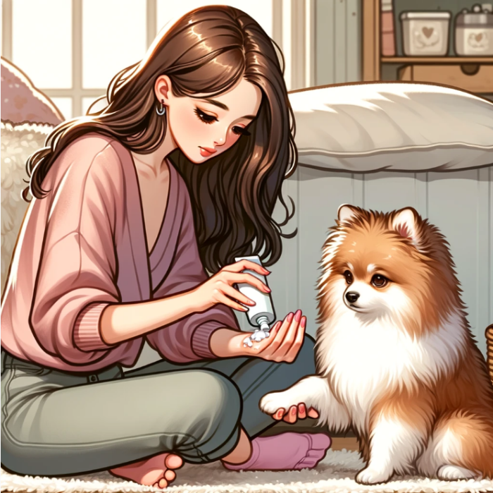 강아지 발바닥 까짐 이유 대처 방법 예방법