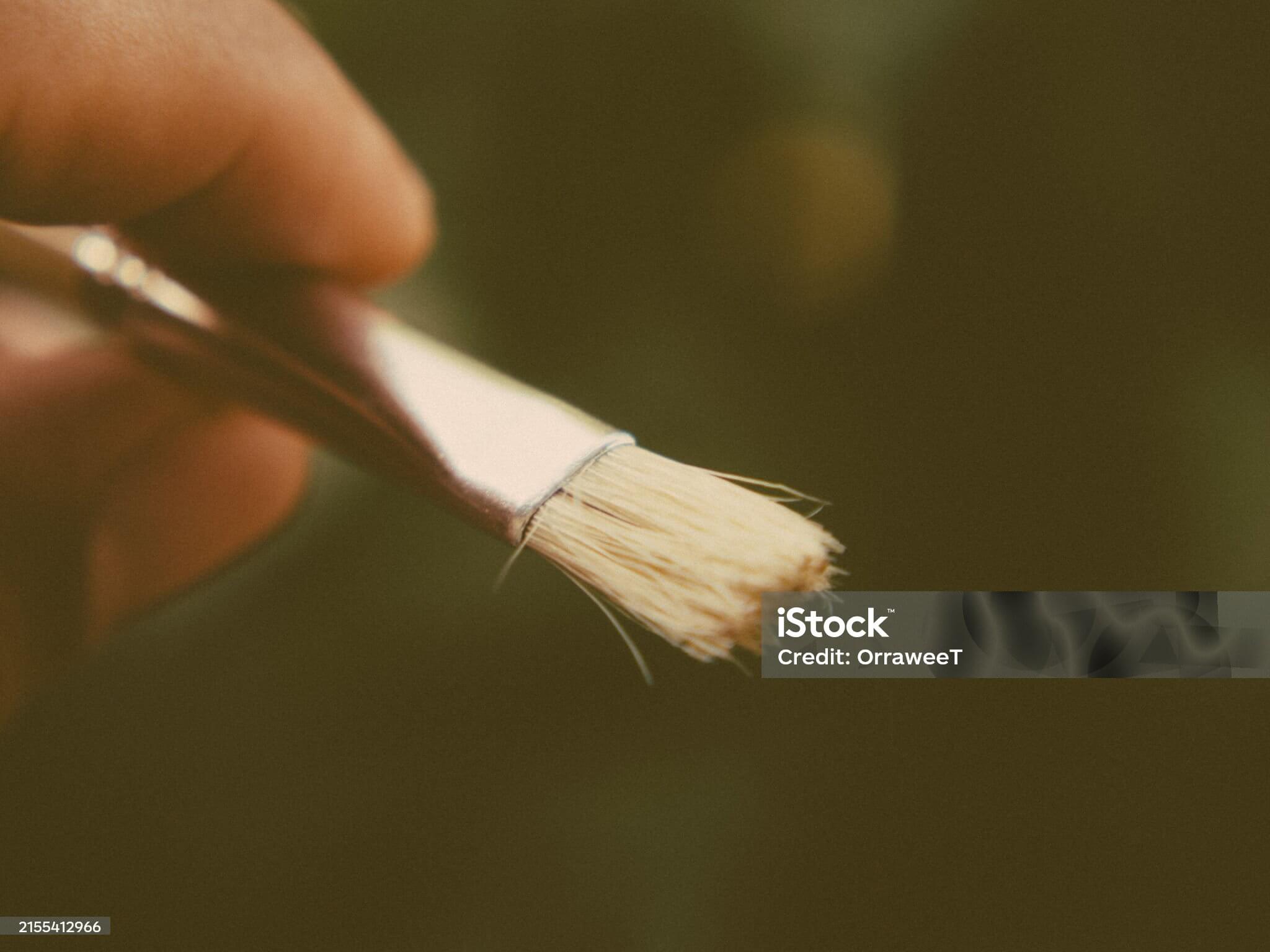 채색화 붓