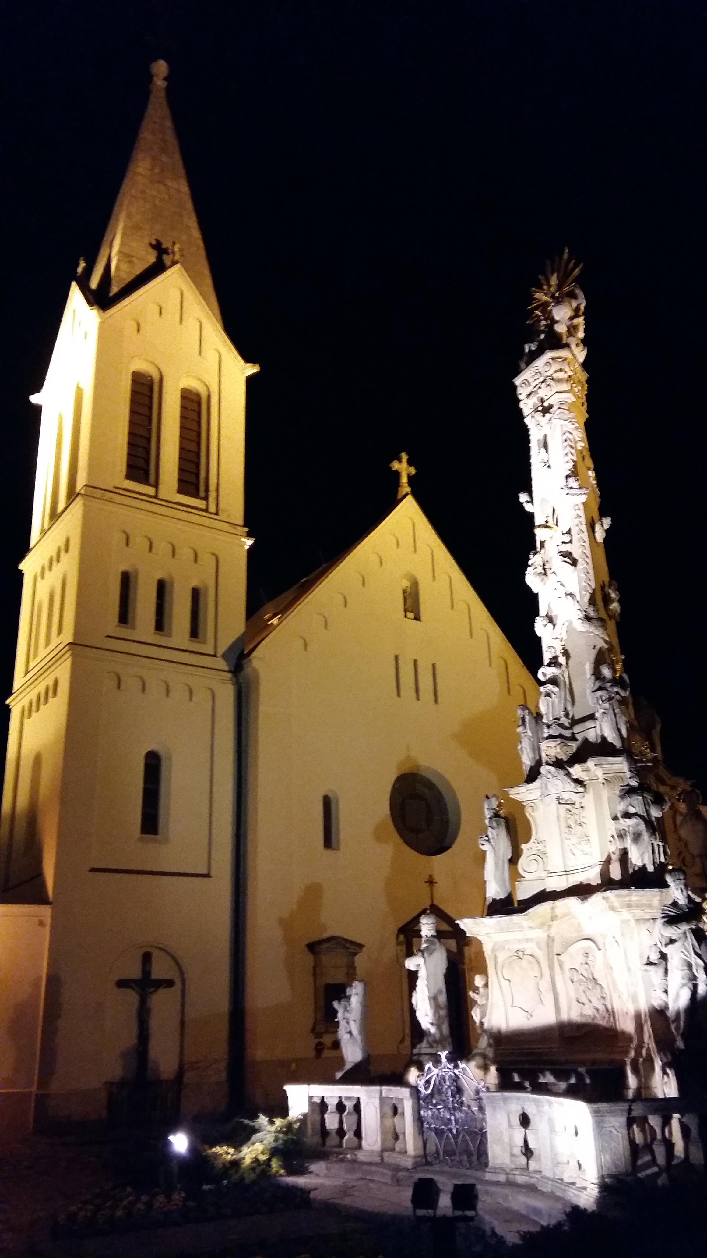 헝가리 베스프렘 저녁의 기젤라 예배당