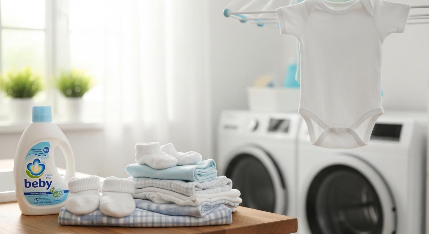 아기방 빨래