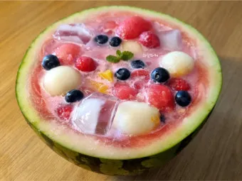 화채만드는방법 황금레시피 달달한 화채로 여름이겨내기 완벽 음료 만들기_5