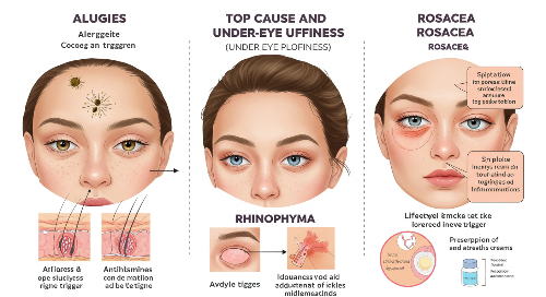 눈 밑이 붓는 주요 원인