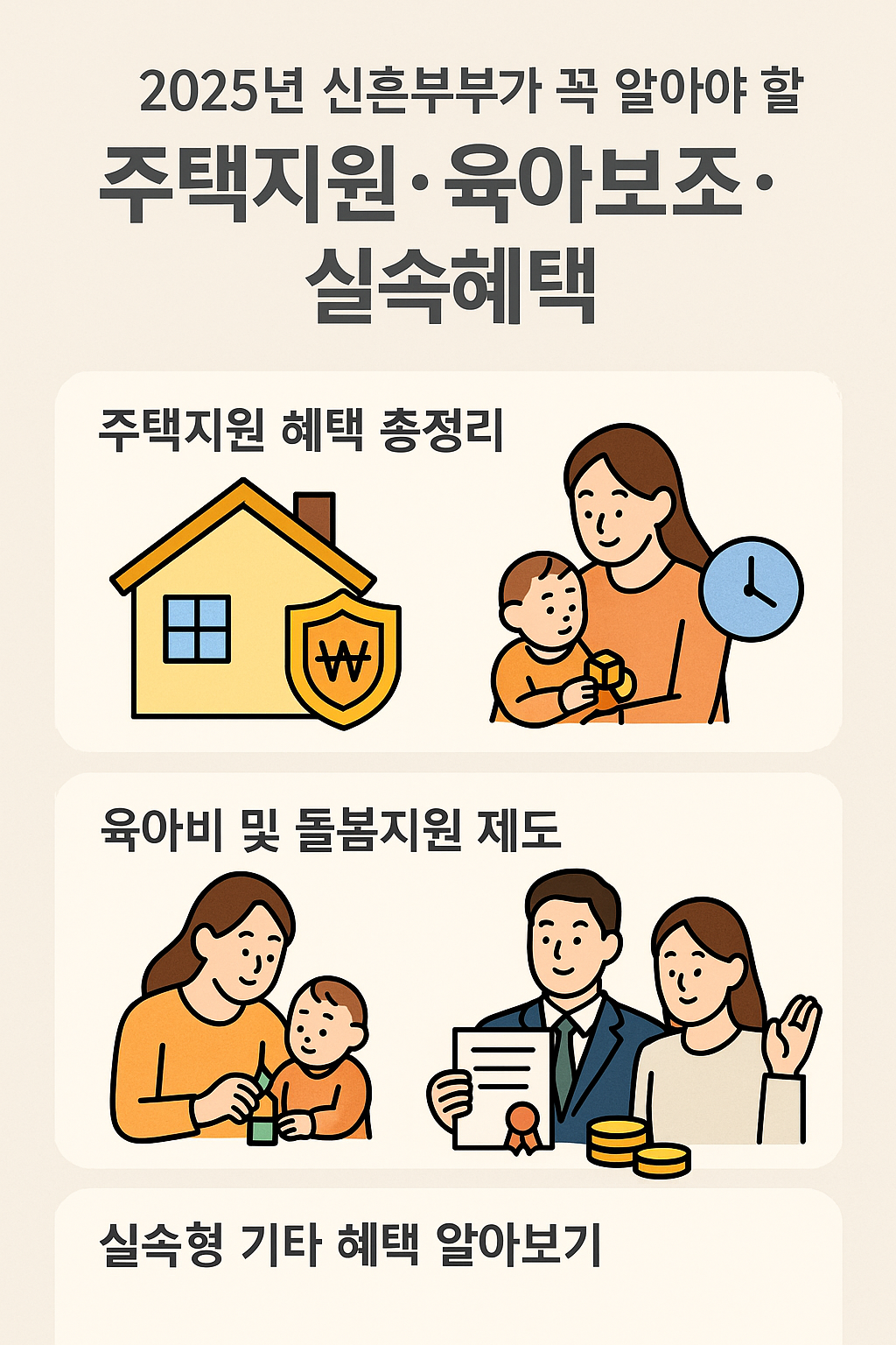 신혼부부 위한 2025 정부지원