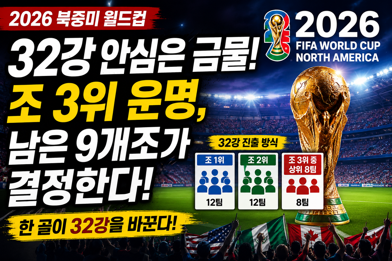 32강 안심은 금물...