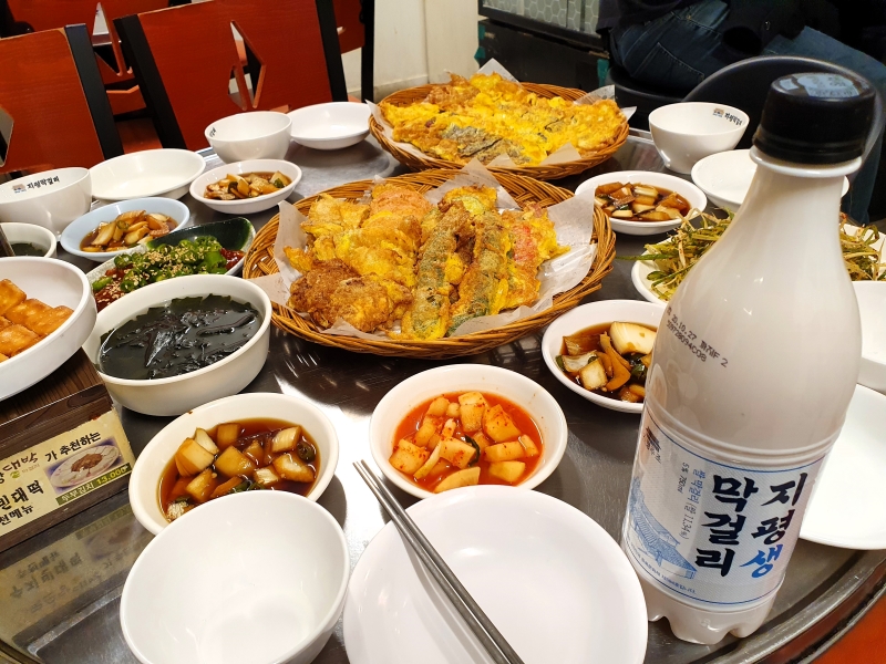 수지빈대떡-상차림
