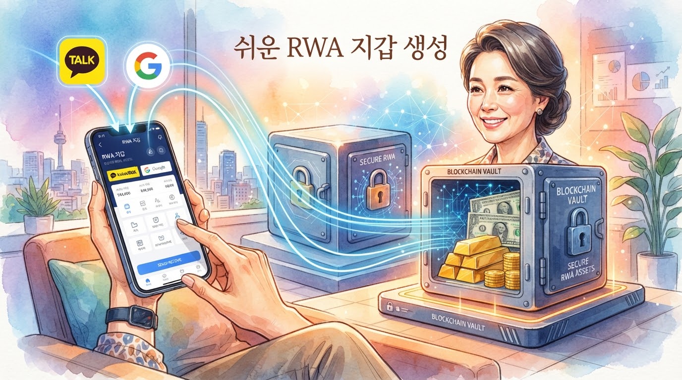 RWA 지갑 생성 방법 카카오톡 구글 소셜 로그인으로 1초 만에 시작하기: 지금 바로 실물 자산 블록체인 재테크 도전하세요