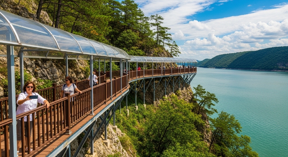 단양여행&amp;#44; 단양강잔도 셀카 찍기