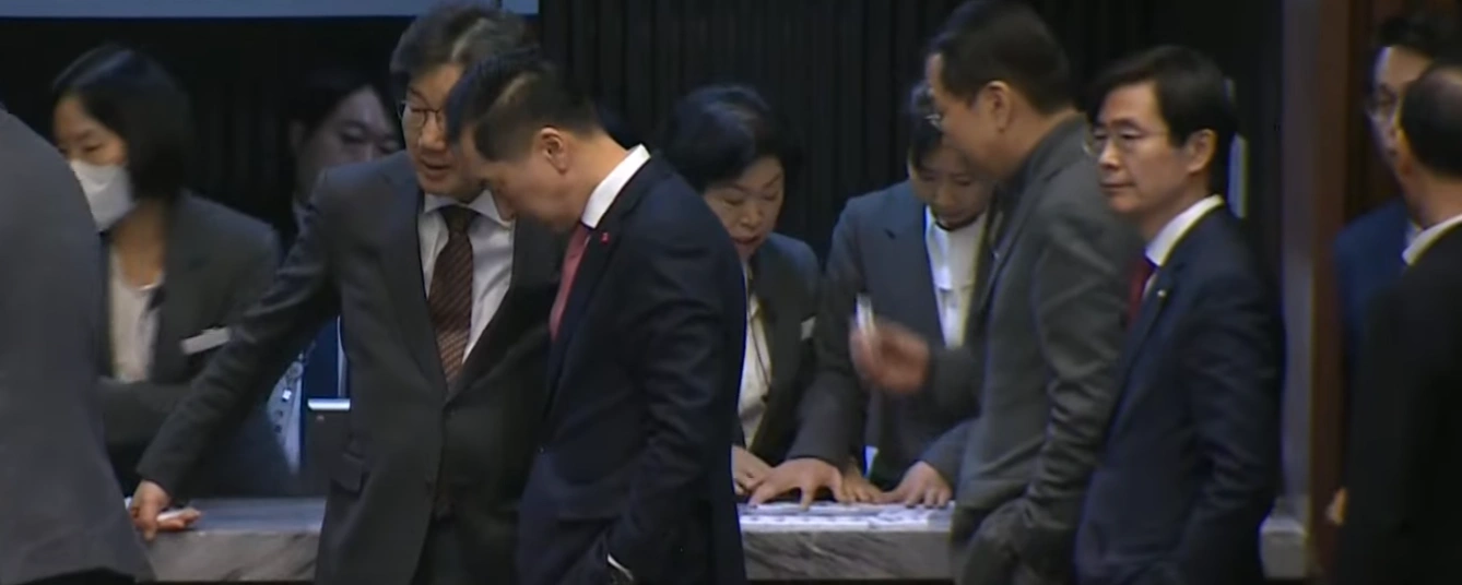 국민의힘 2차 투표 표결 참여