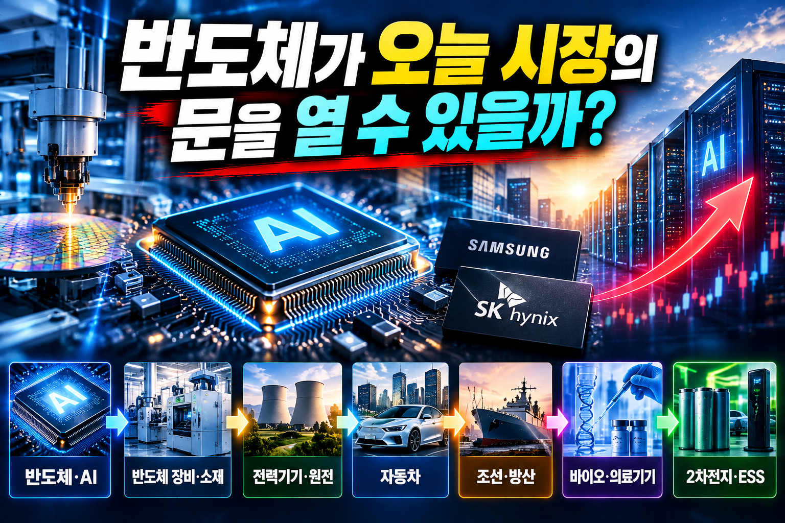 반도체·자동차·바이오·2차전지·조선·방산·전력기기 업종별 전망