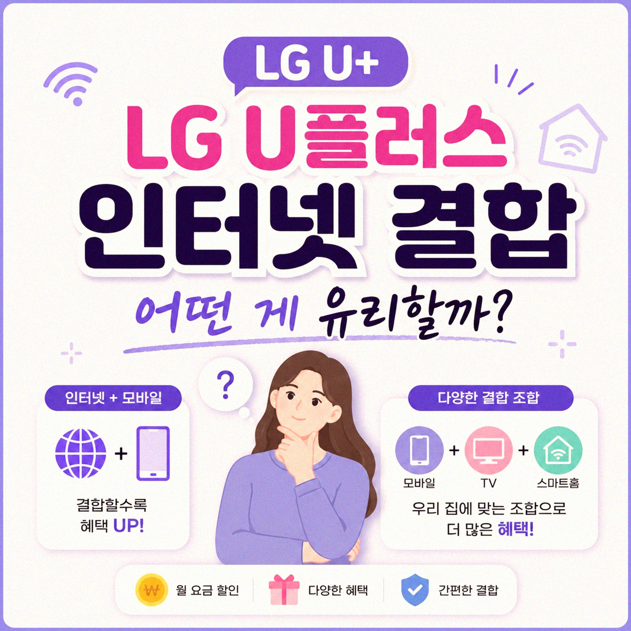 LG U플러스 인터넷 결합으로 요금 절약, 이것만은 꼭 알아두세요