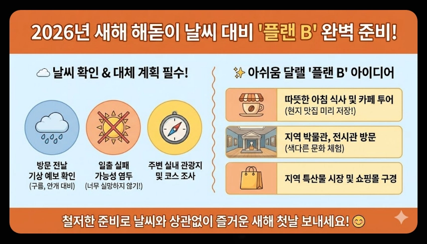 2026년 해돋이 명소 순위 TOP10