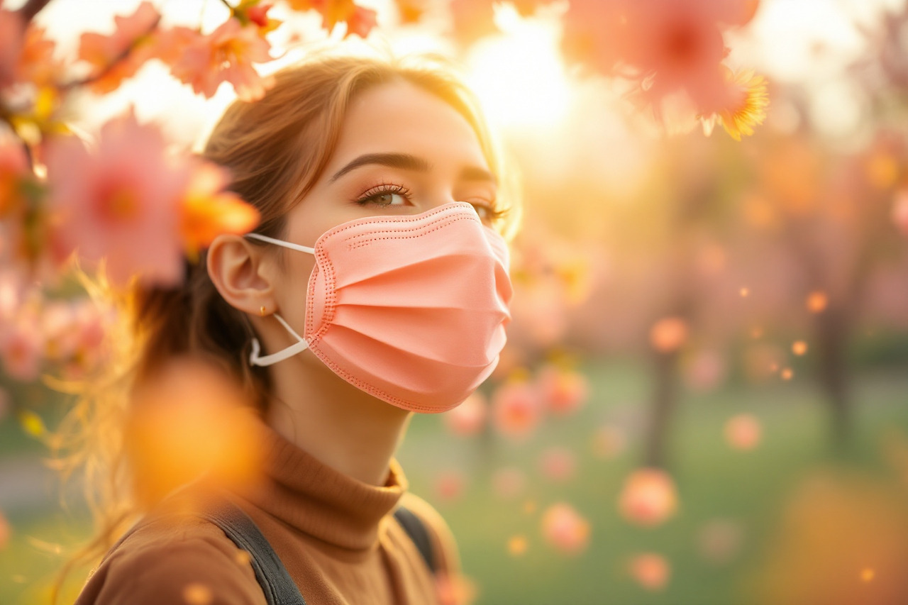 마스크 착용한 모습