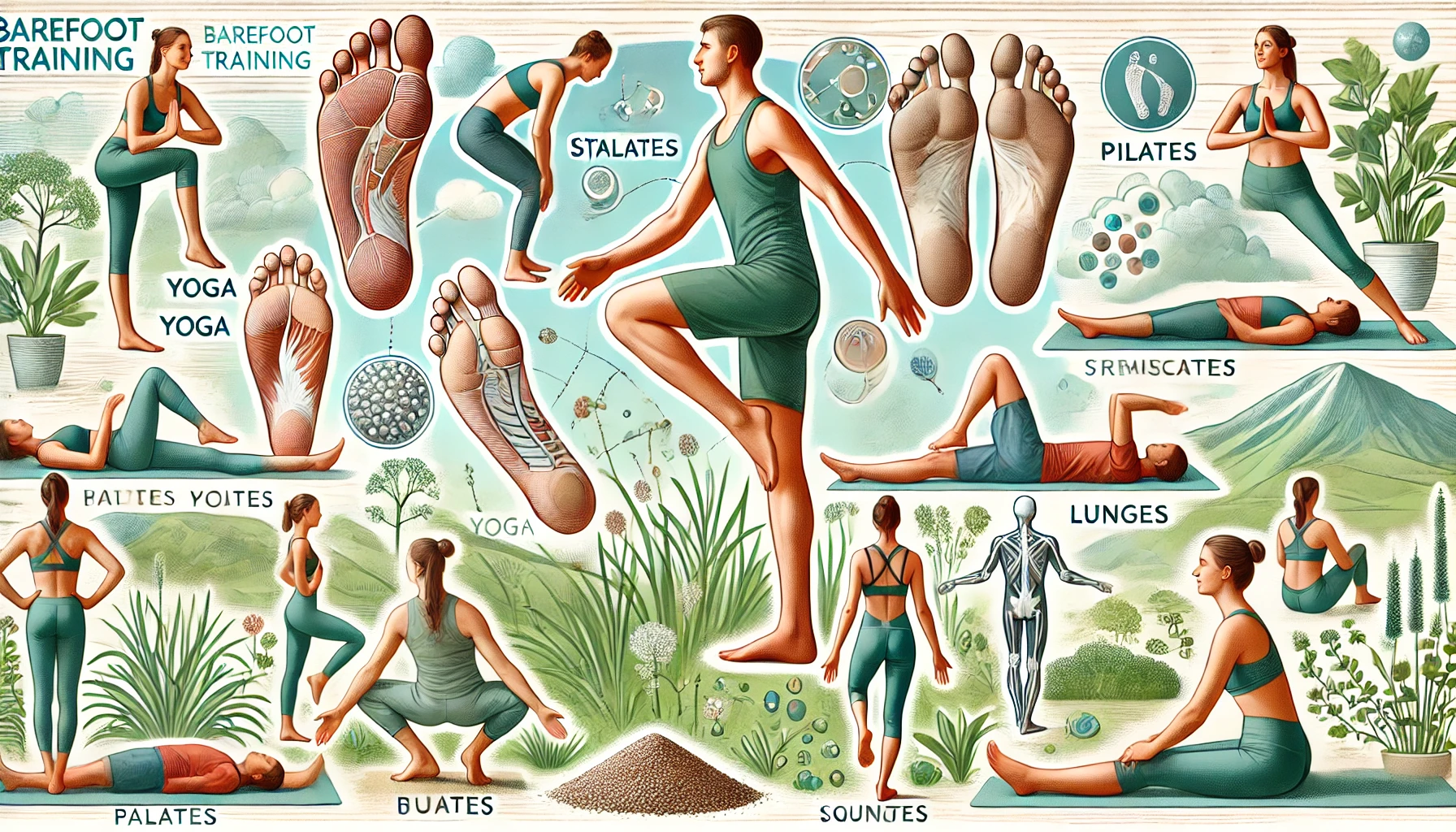 맨발 훈련의 균형과 안정성에 대한 이점