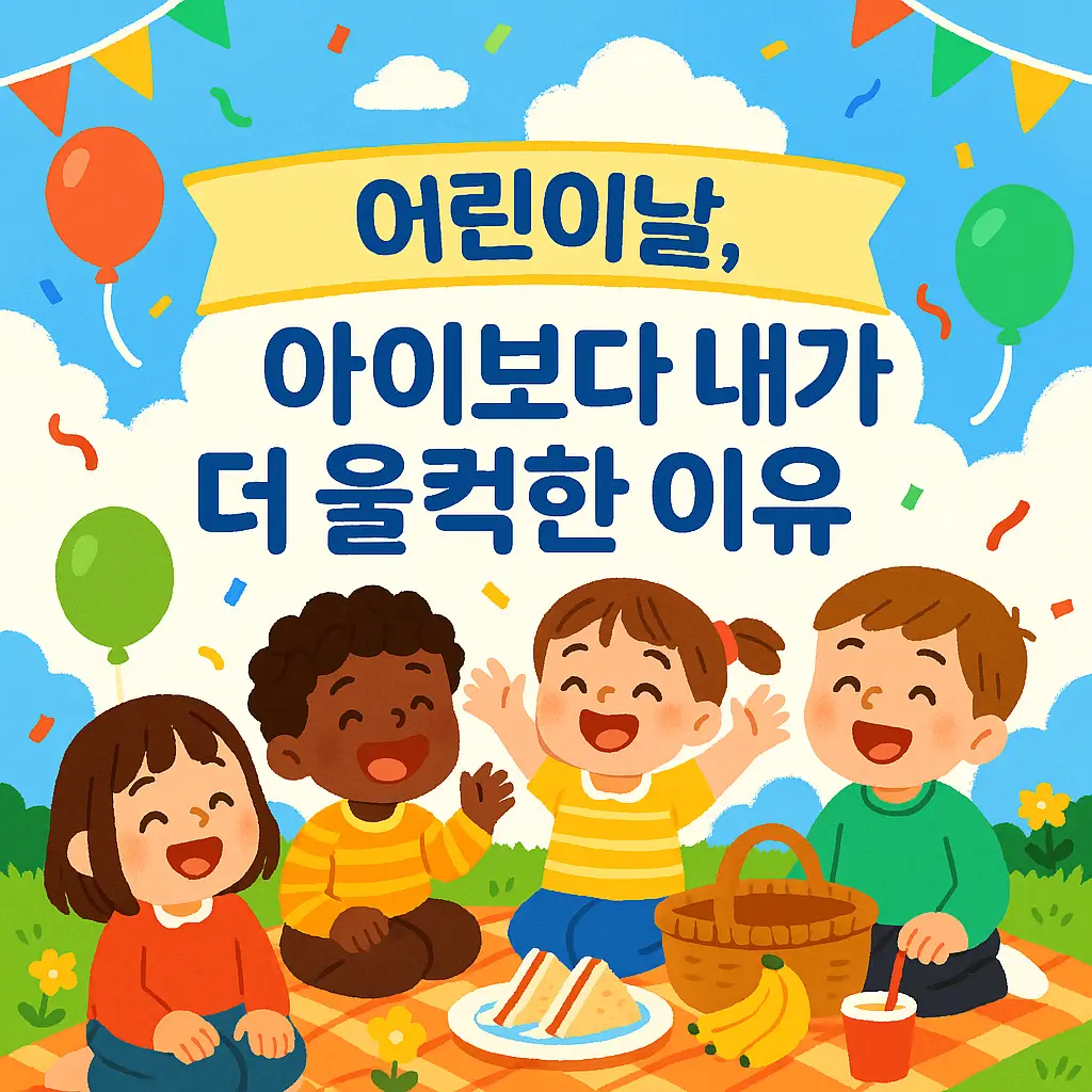 어린이날, 아이보다 내가 더 울컥한 이유
