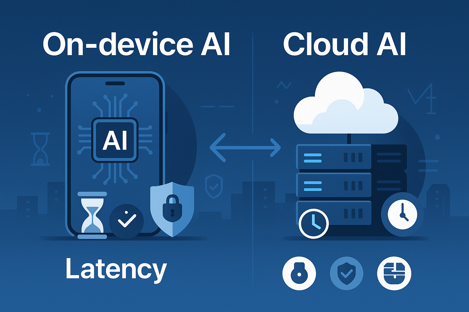 On-device AI vs Cloud AI 기술 비교 온디바이스 vs 클라우드 AI