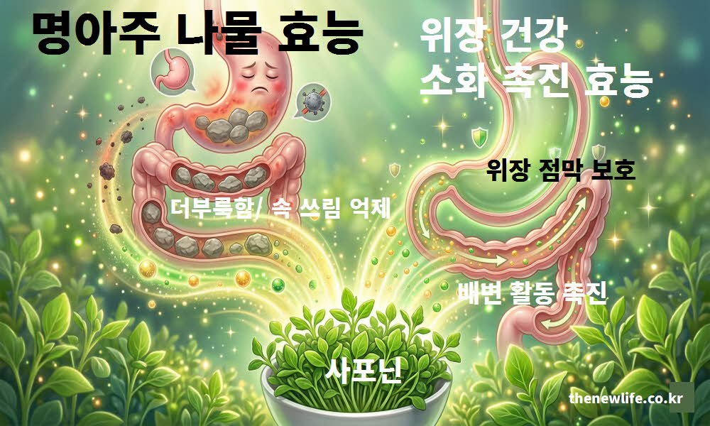 명아주 나물 효능 위장 건강 소화 촉진