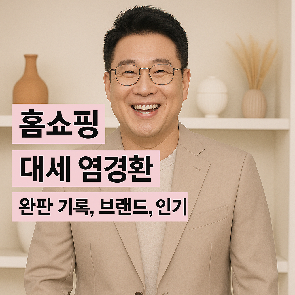 홈쇼핑 대세 염경환 (완판 기록, 브랜드, 인기)
