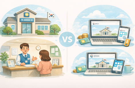 주민센터 방문 발급 vs 정부24 온라인 발급 차이 완벽 정리