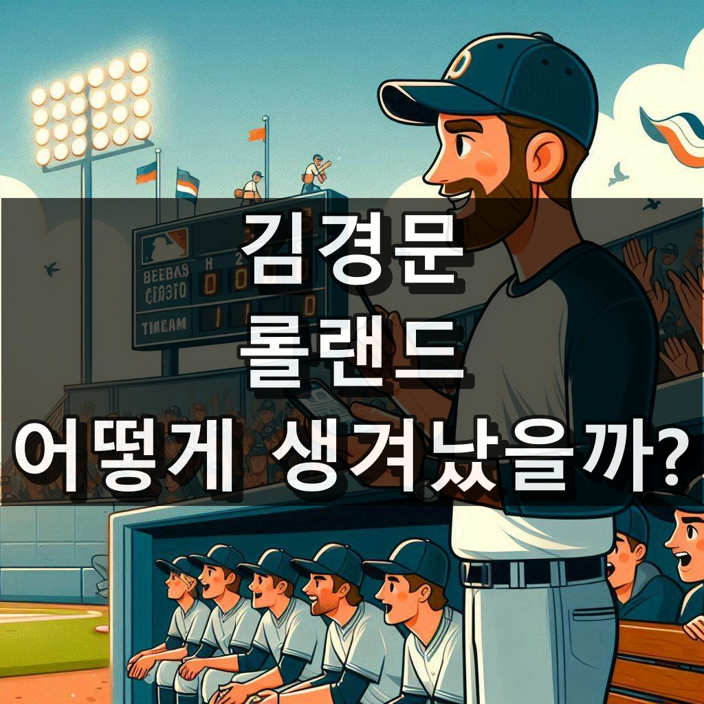 김경문 롤랜드 별명 뜻