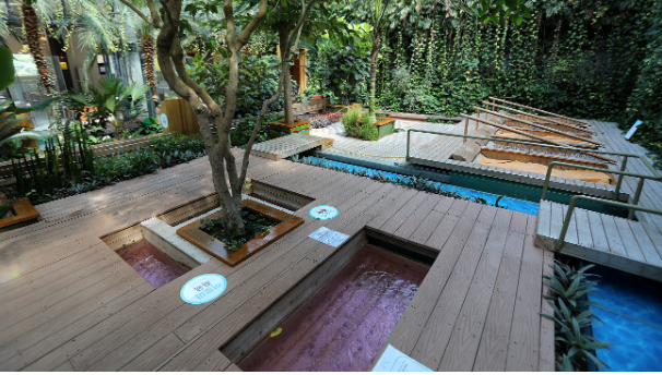 미리내힐빙클럽 실내 아로마 족욕탕 사진