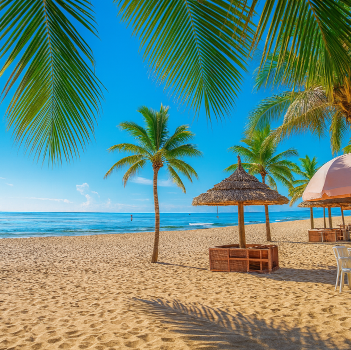 다낭의 미케 비치 풍경