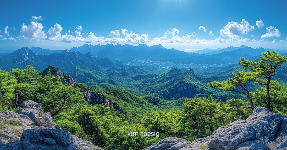 관악산의 사계절