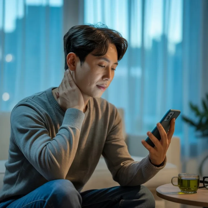 목근육 통증 이미지