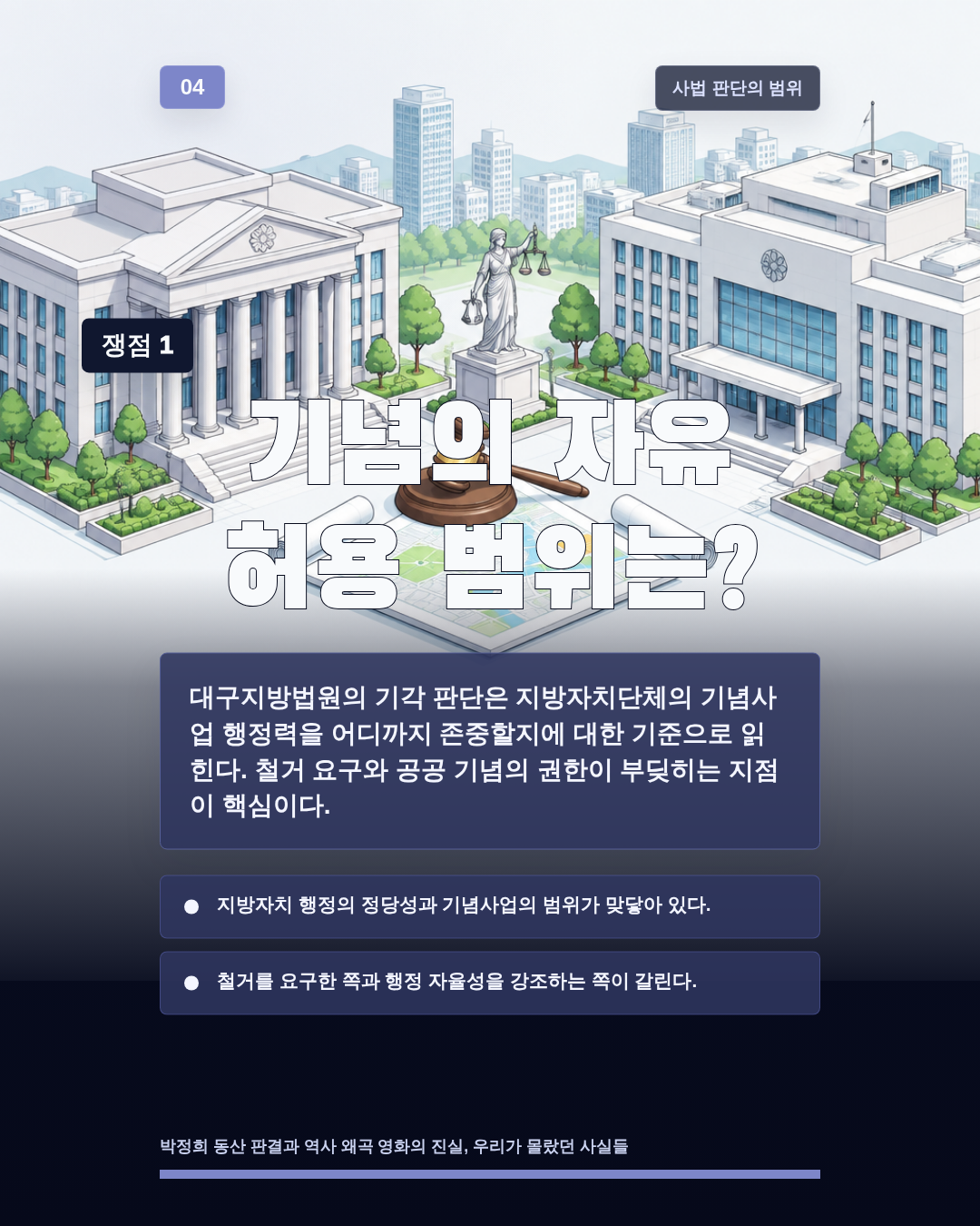 기념의 자유 허용 범위는?
