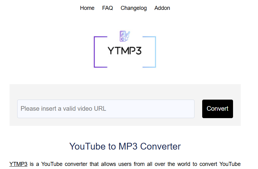 YTMP3 사이트