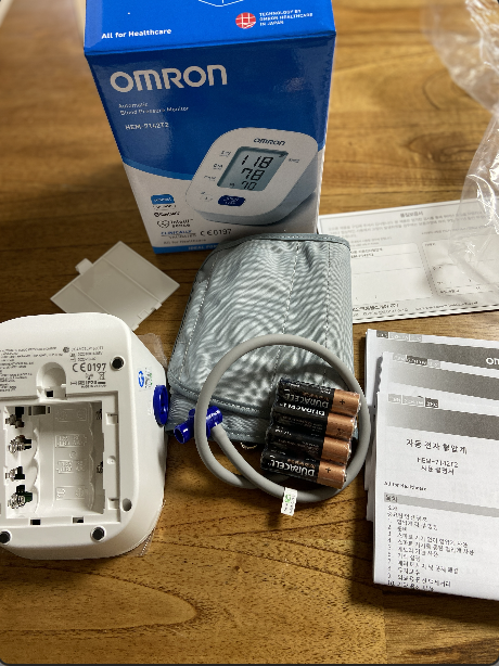 혈압계 구성 사진