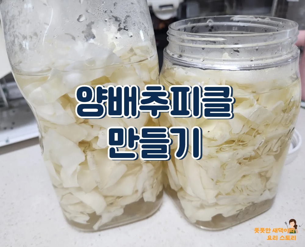 양배추 피클 만들기