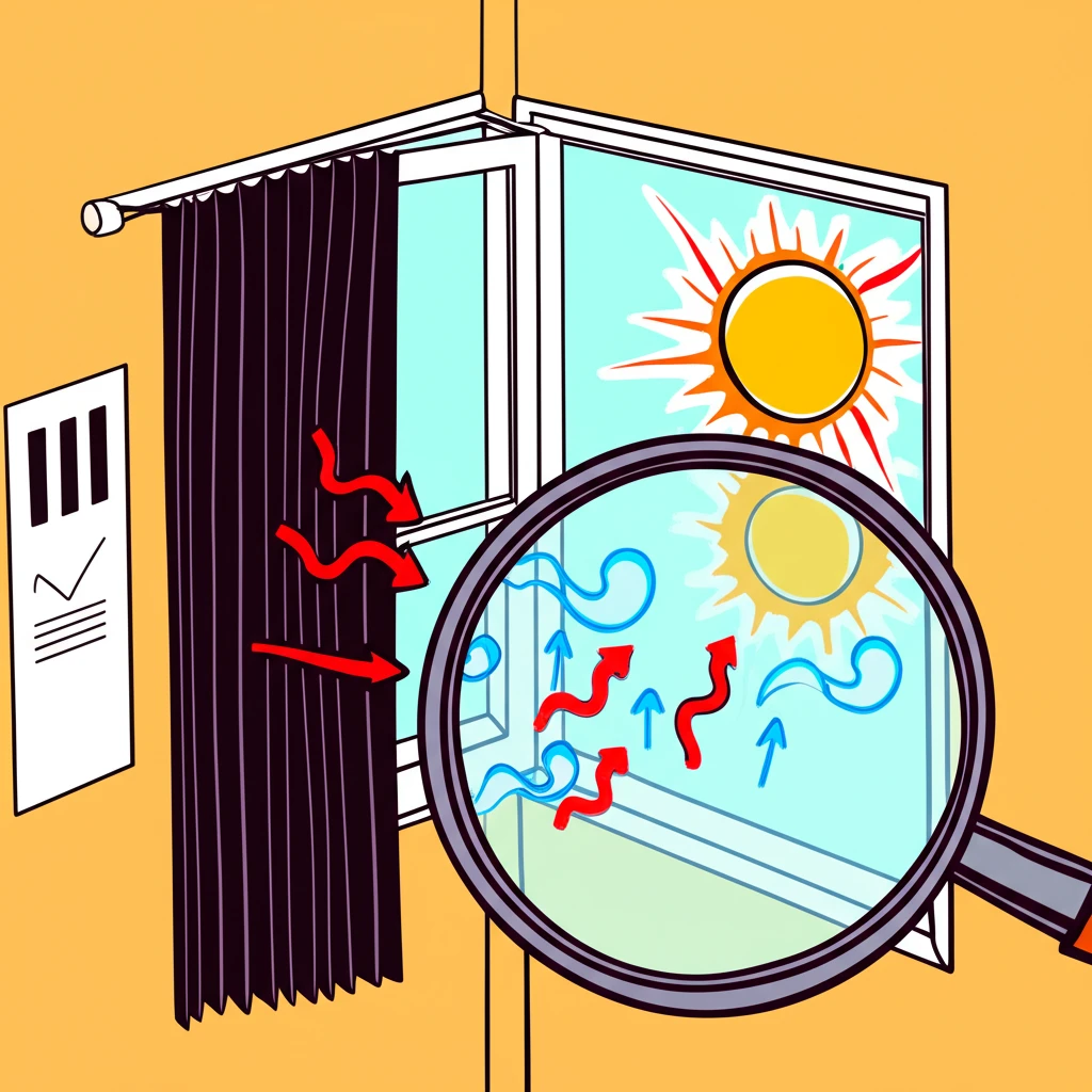 냉난방비 줄이는 암막커튼 열관류율 U..