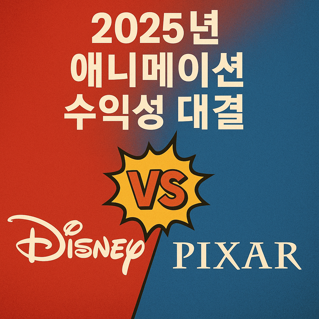 디즈니 vs 픽사, 2025 애니메이션 수익성 대결