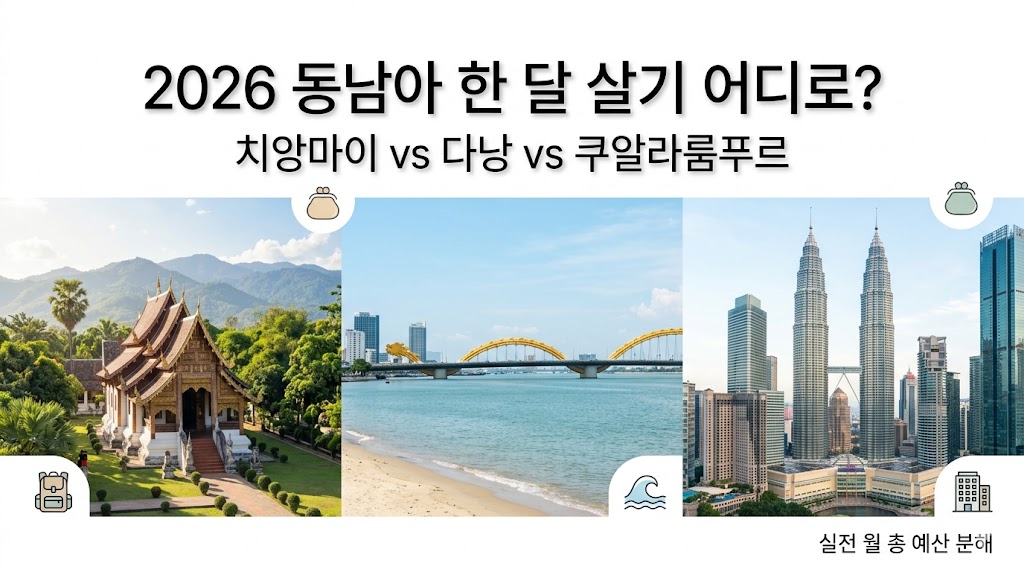 동남아 한 달 살기 어디로?