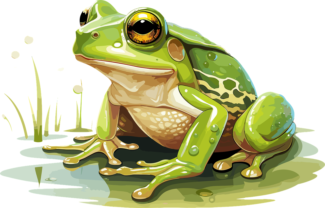 두꺼비, 개구리