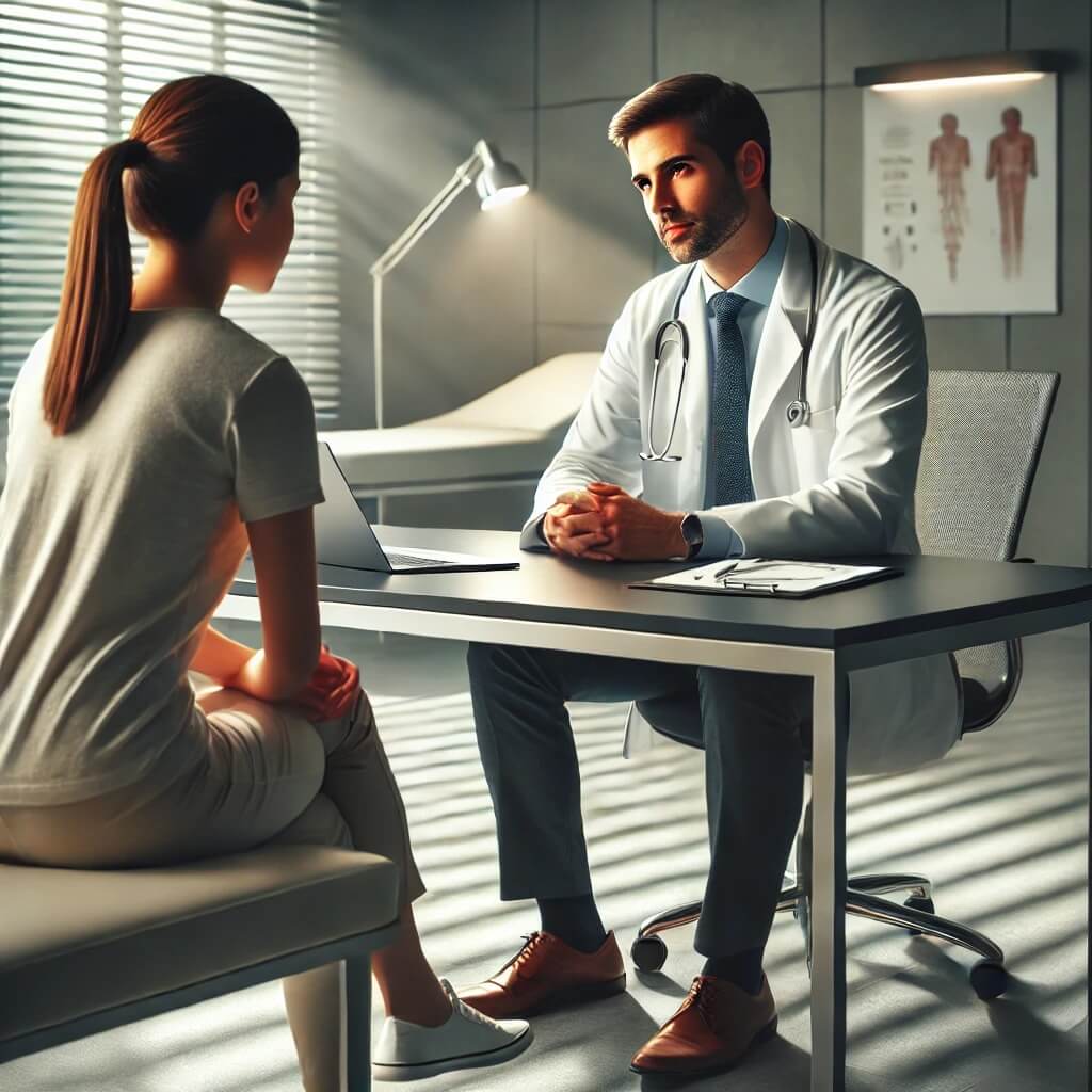 환자-의사-상담하는-모습