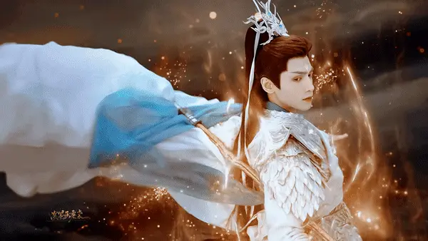 불올라오는-갑옷입은-고대의상-남자-장월신명