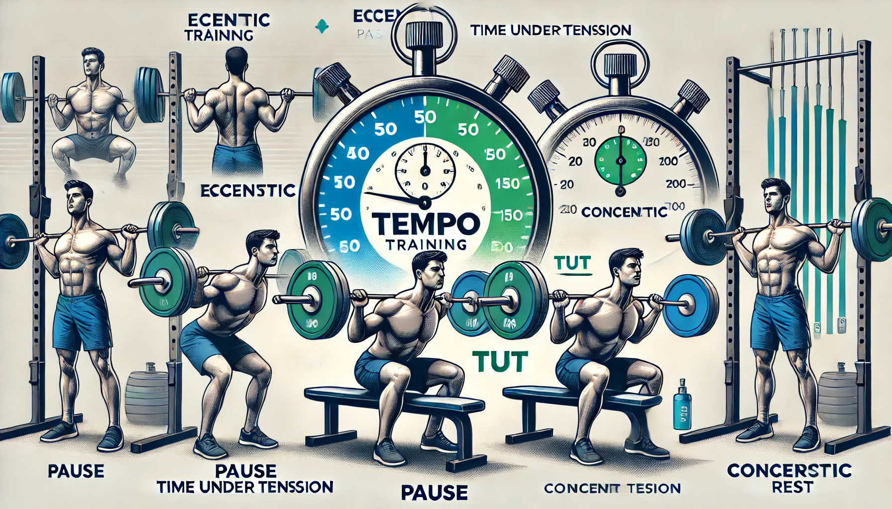 템포 트레이닝을 활용한 근력 및 근비대 증대 방법