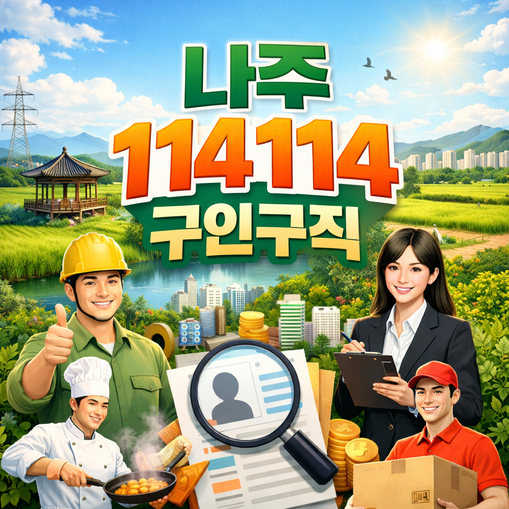 나주 114114 구인구직