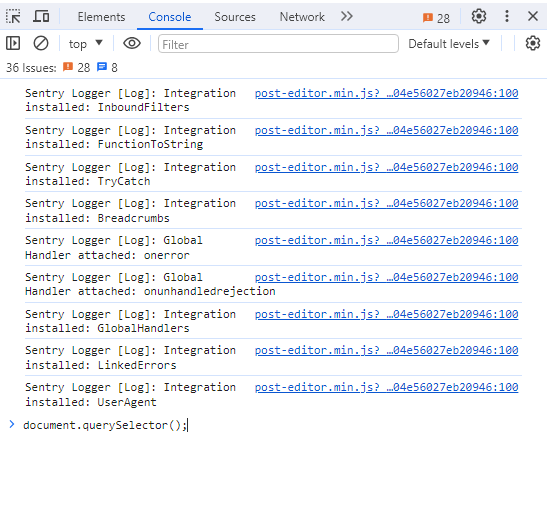 javascript querySelctor