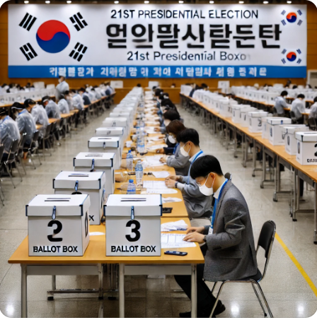21대 대통령 선거 개표 관련