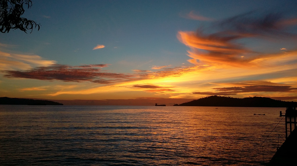 말레이시아 코타키나발루 바다 선셋