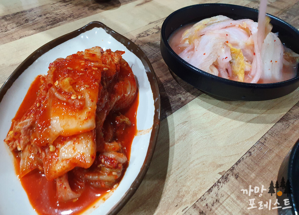 평창 메밀 막국수 김치